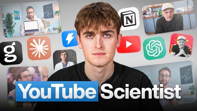 Trakyo Pod's thumbnail for its interview with Jake: his face in front of app logos and client channels, with the words YouTube Scientist